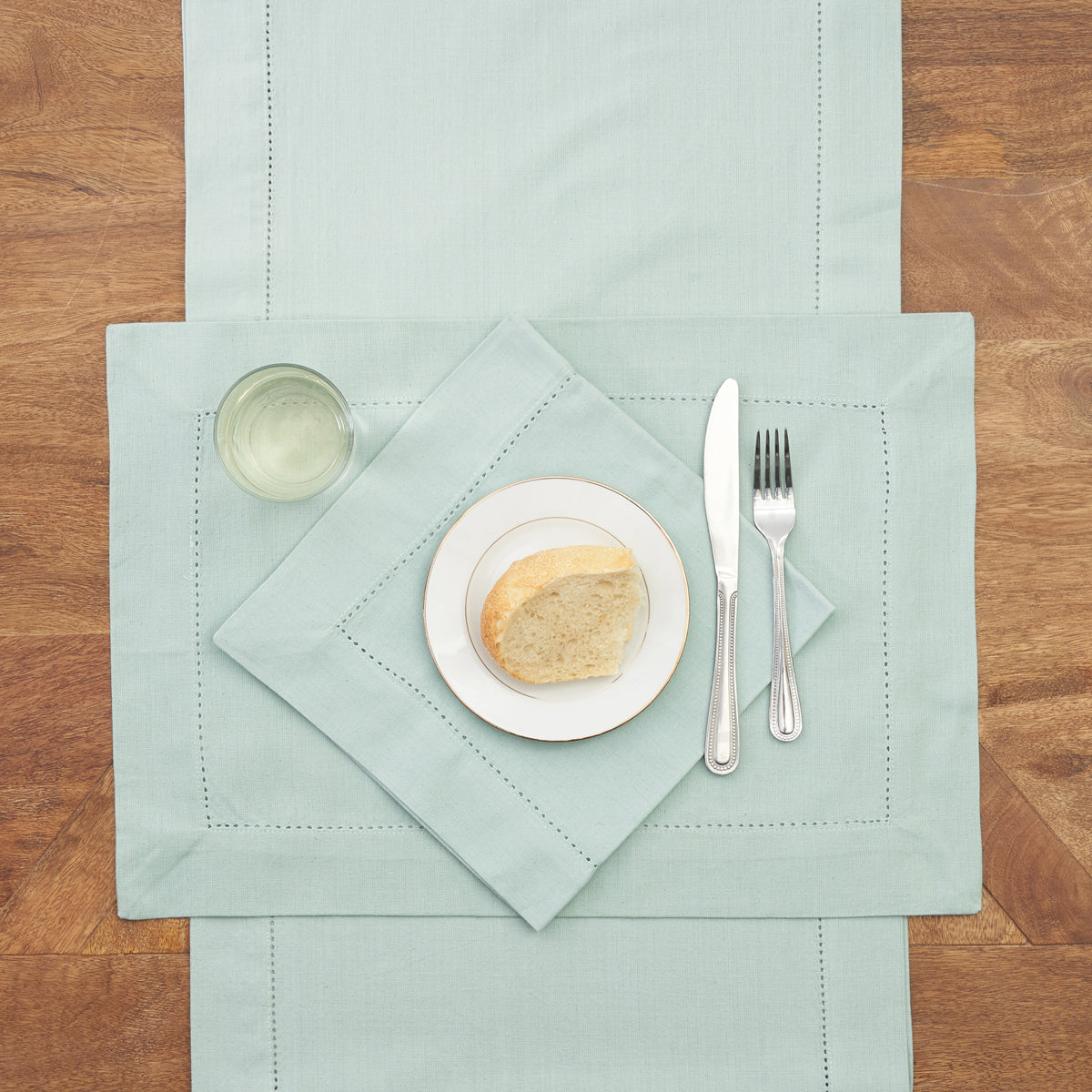 Hemstitch Woven Table Linens