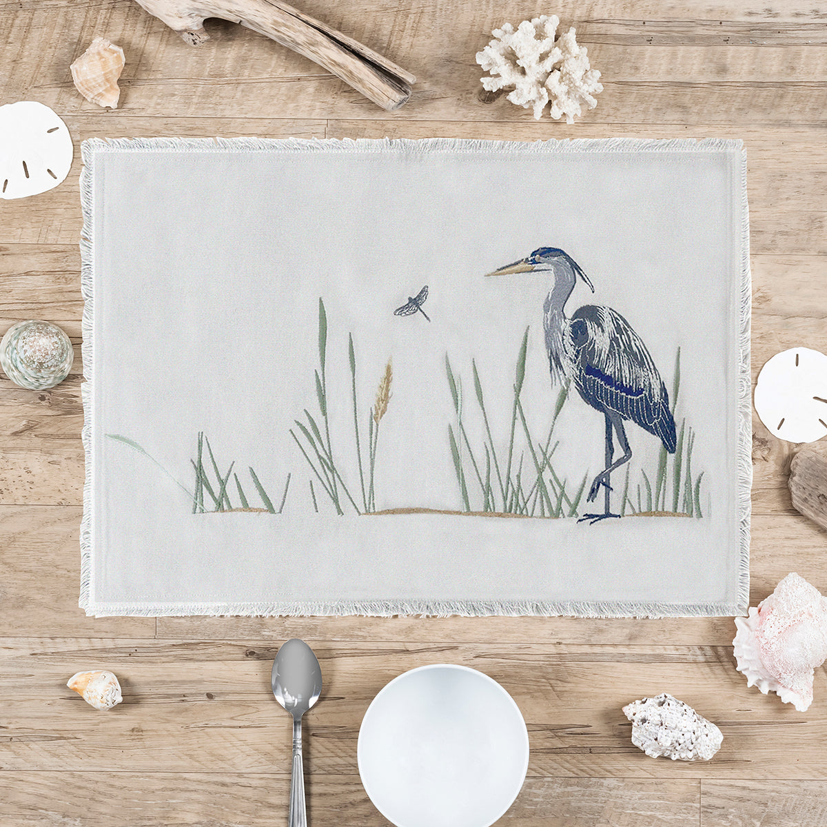 Heron Grey Table Linens
