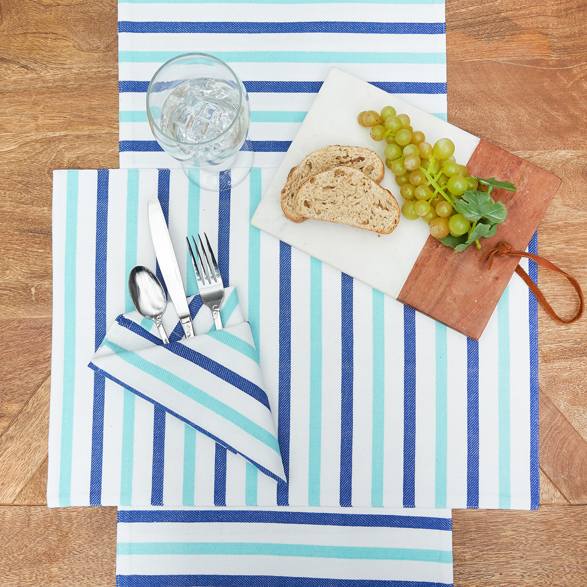 Lakeview Stripe Table Linens
