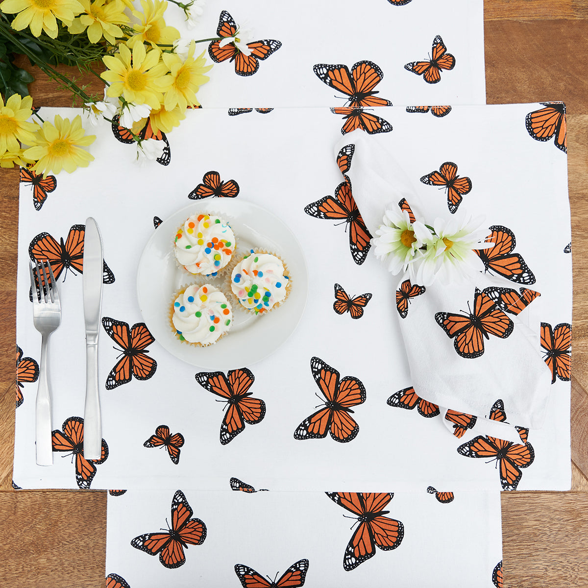 Monarch Butterfly Table Linens