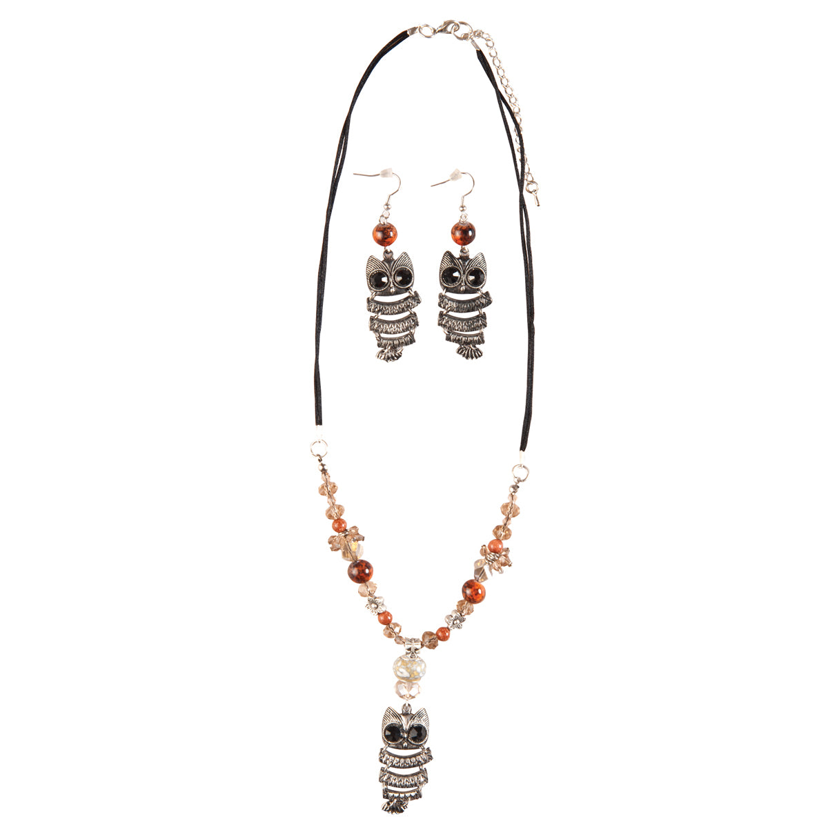 Hoot Owl Necklace Set