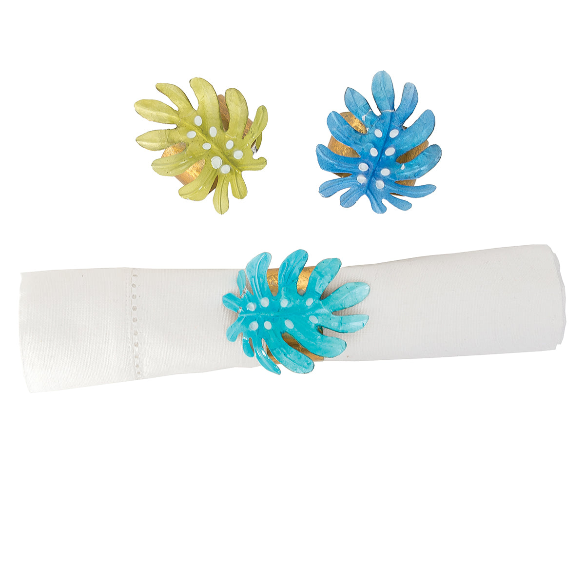 Palm Leaf Napkin Ring, Asst. of 3