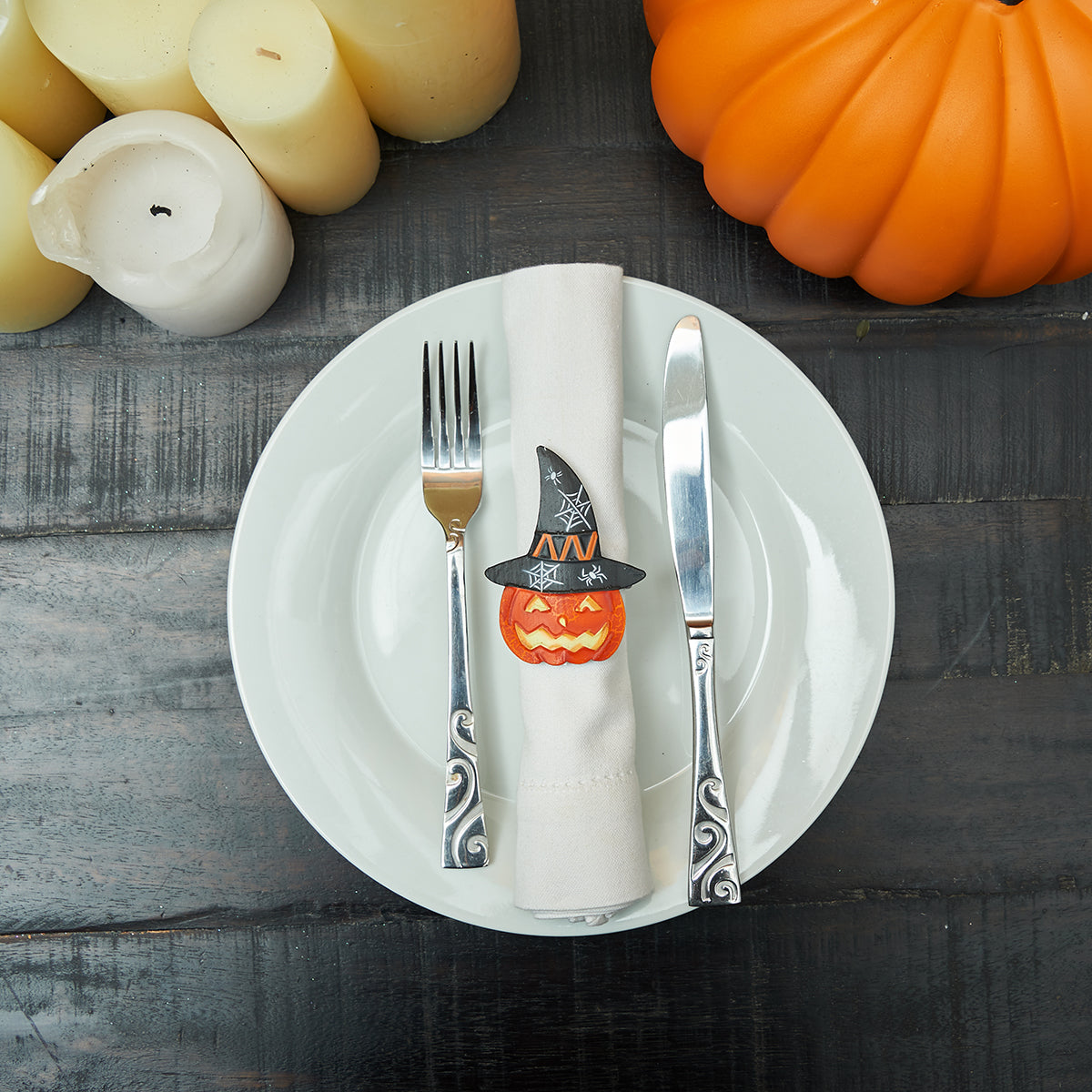 Witchy Pumpkin Napkin Ring