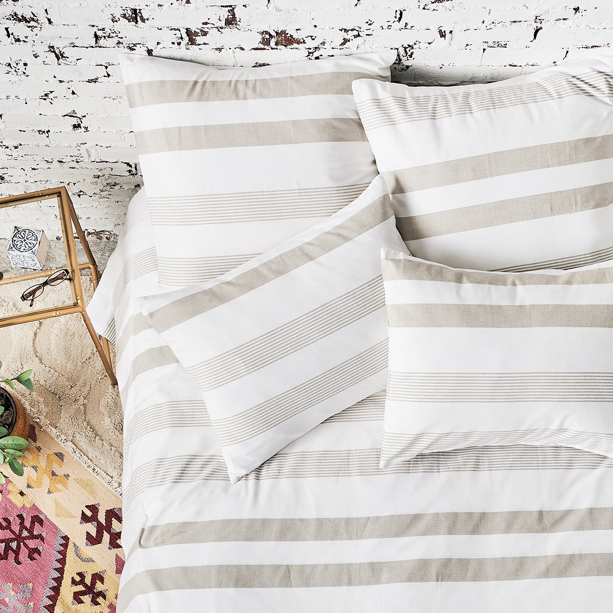 noland stripe duvet cover