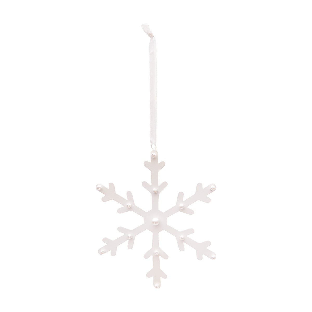 Pearl Snowflake Ornament