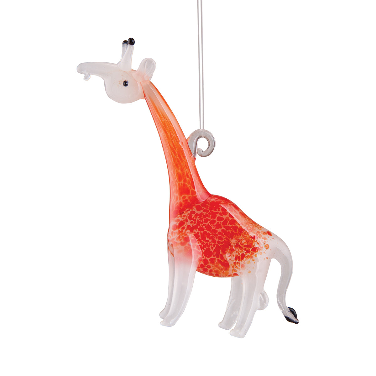 Artglass Giraffe Ornament
