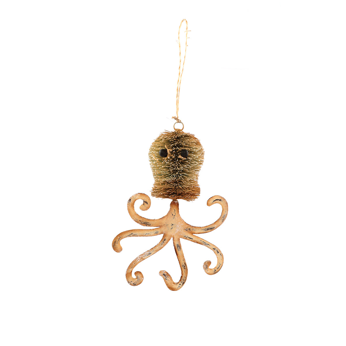 Natural Octopus Ornament