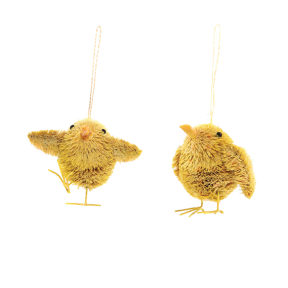 Abaca Chick Ornaments, Asst. of 2