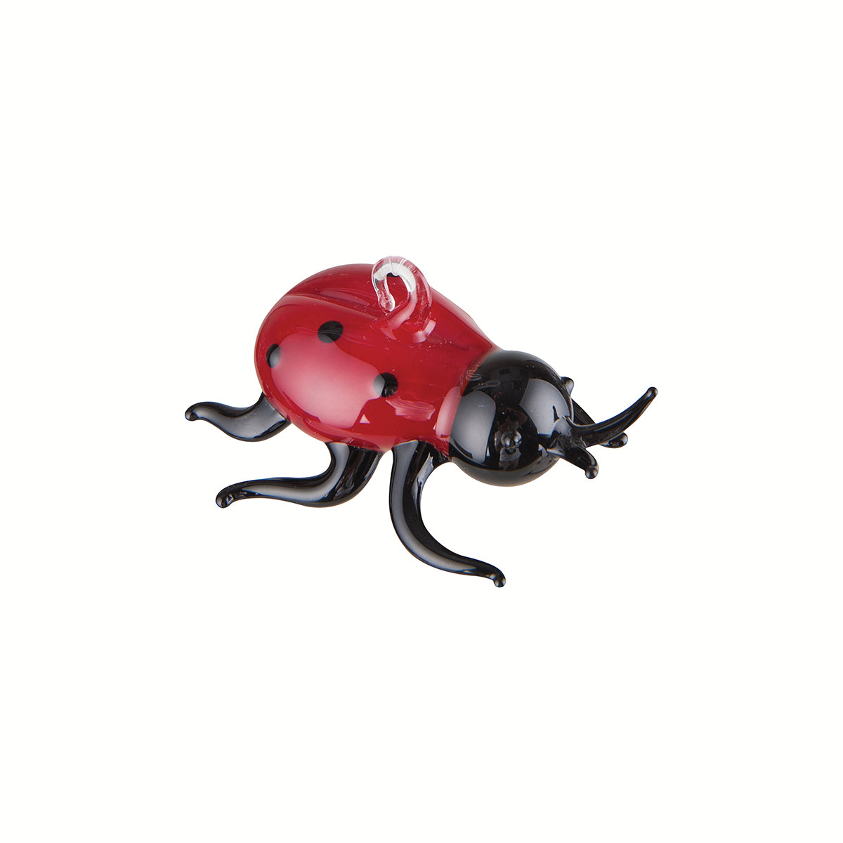 Artglass Ladybug Ornament