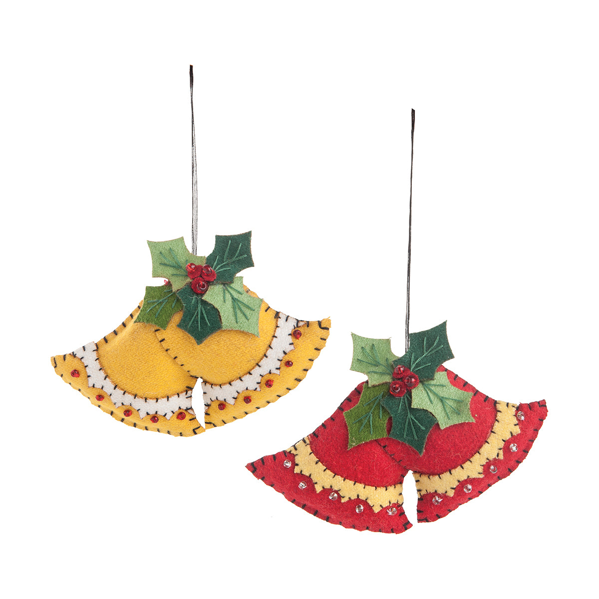 Penny Lane Bell Ornaments, Asst. of 2