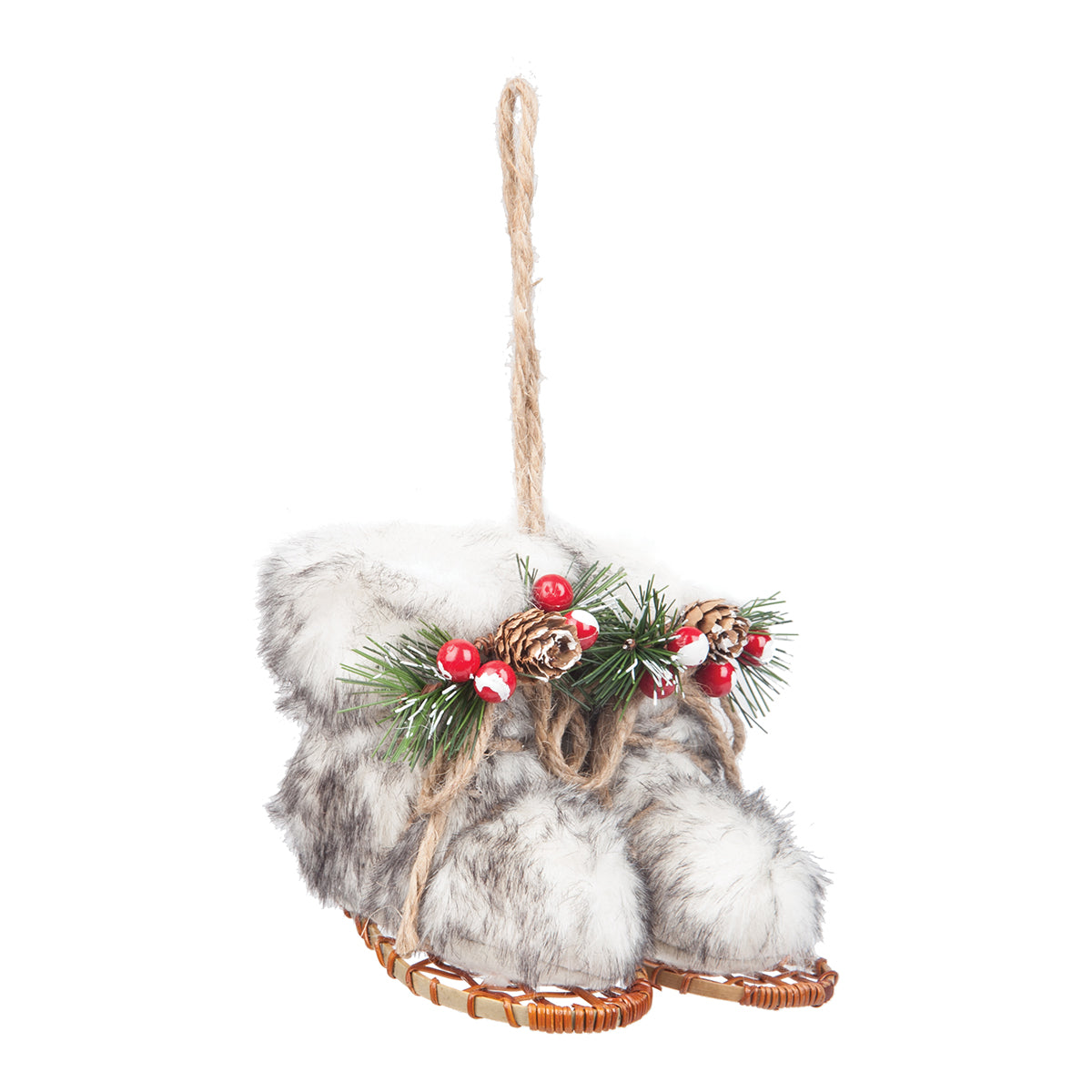 Fluffy Snowshoes Ornament