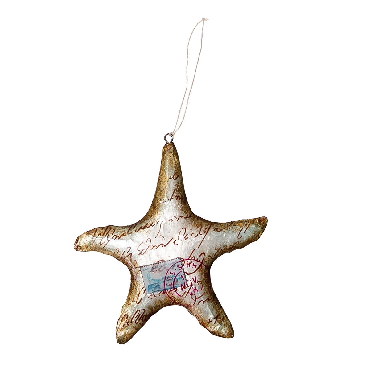 Postcard Beach Starfish Ornament