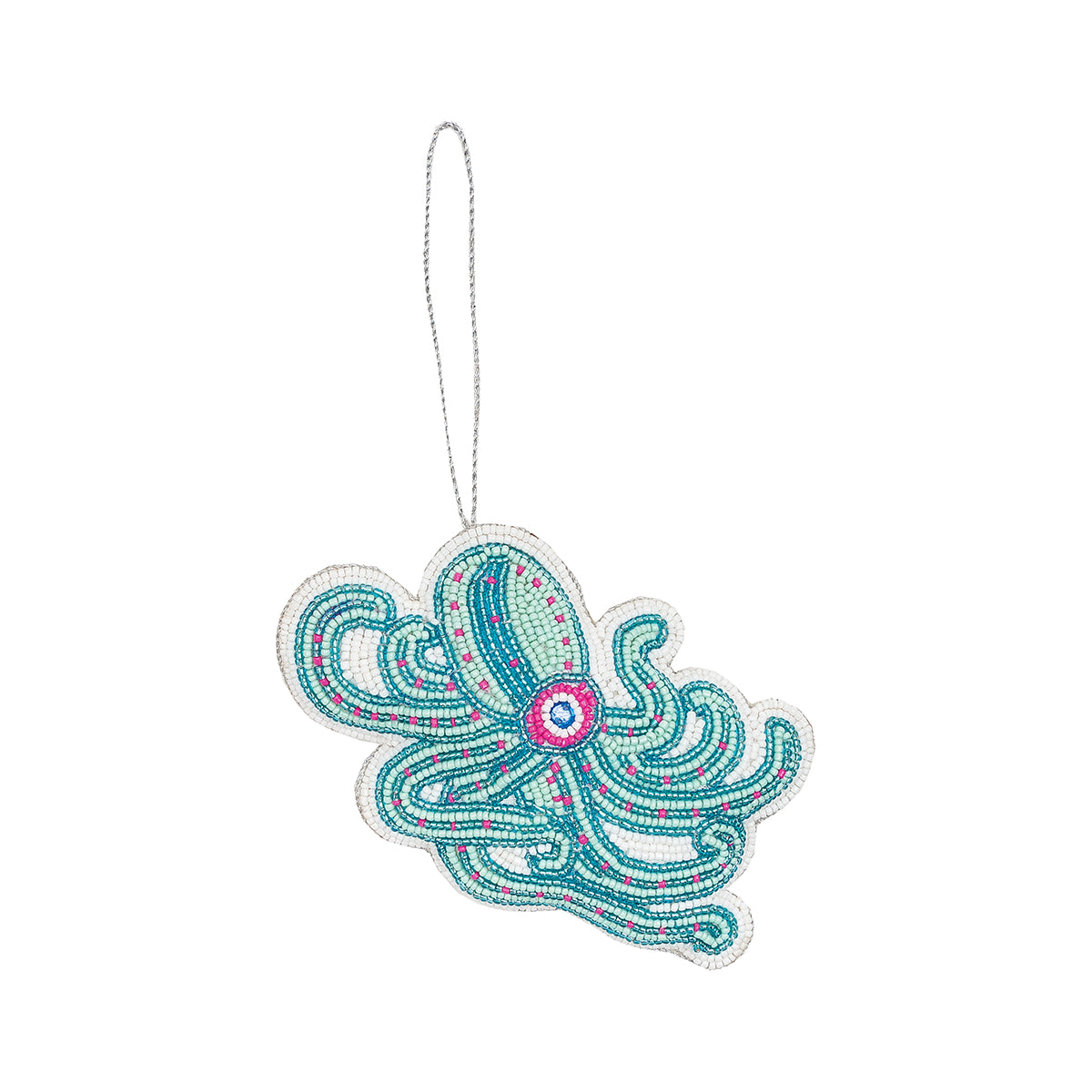 Octopus Beaded Ornament