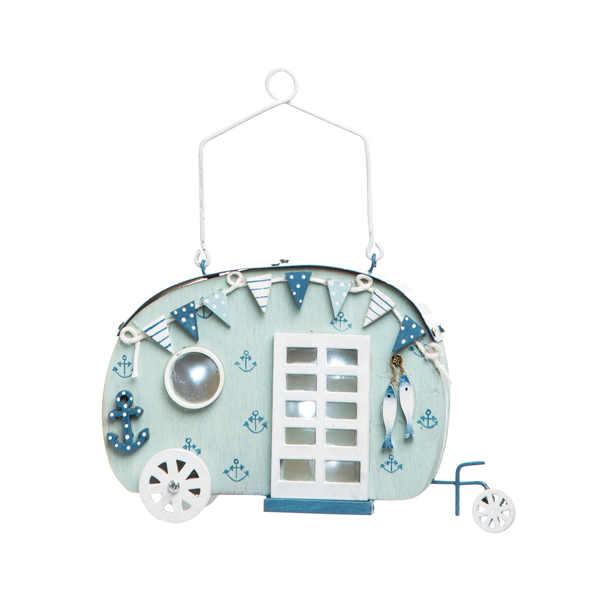 Beach Camper LED Ornament