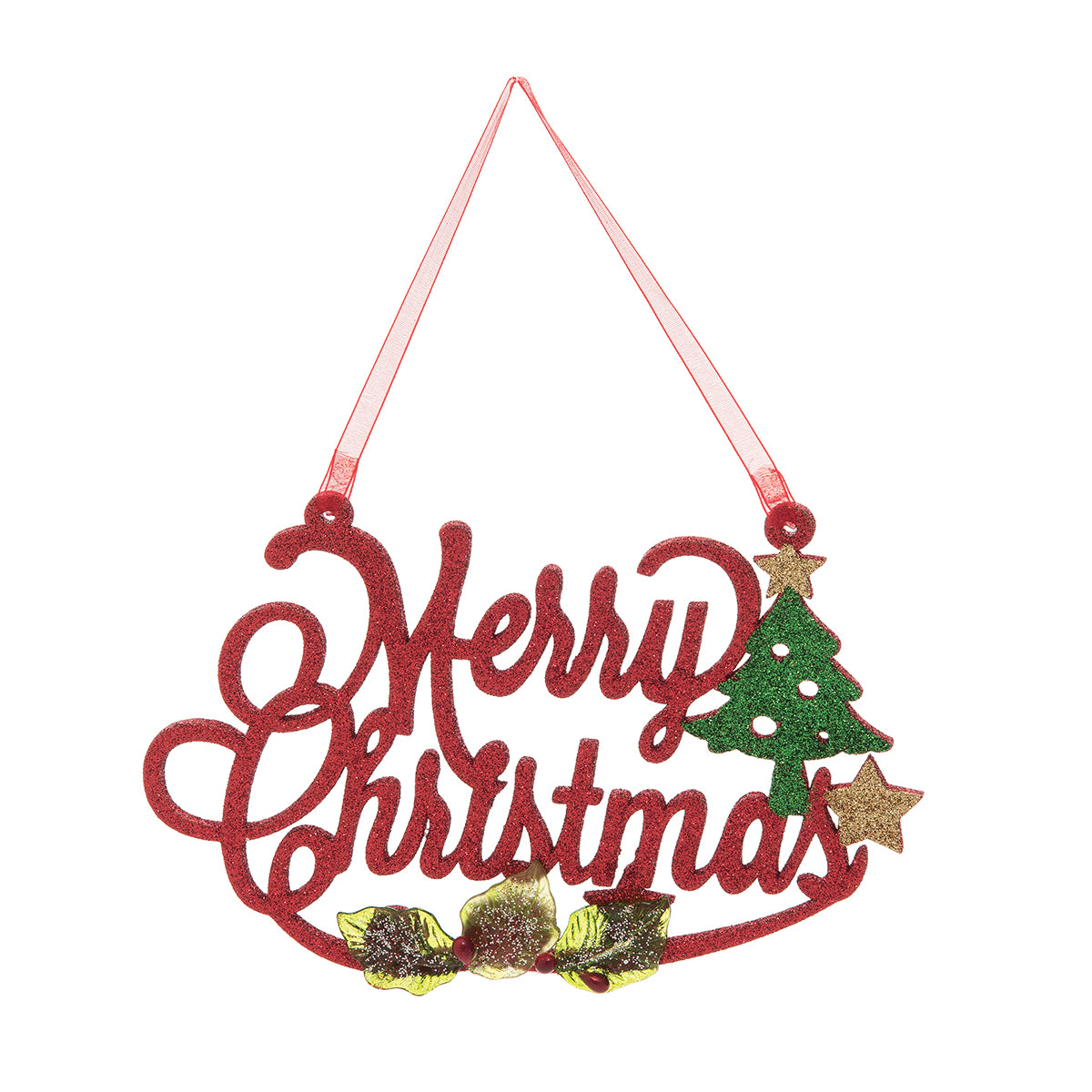 Merry Christmas Cut Out Ornament