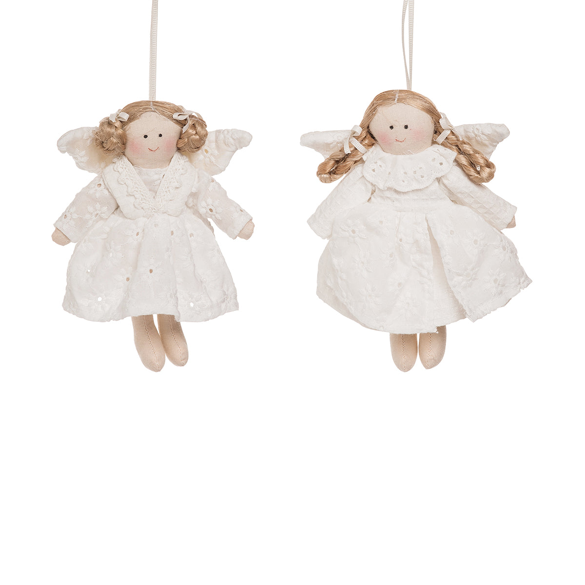 Cottage Angel Ornaments, Asst. of 2