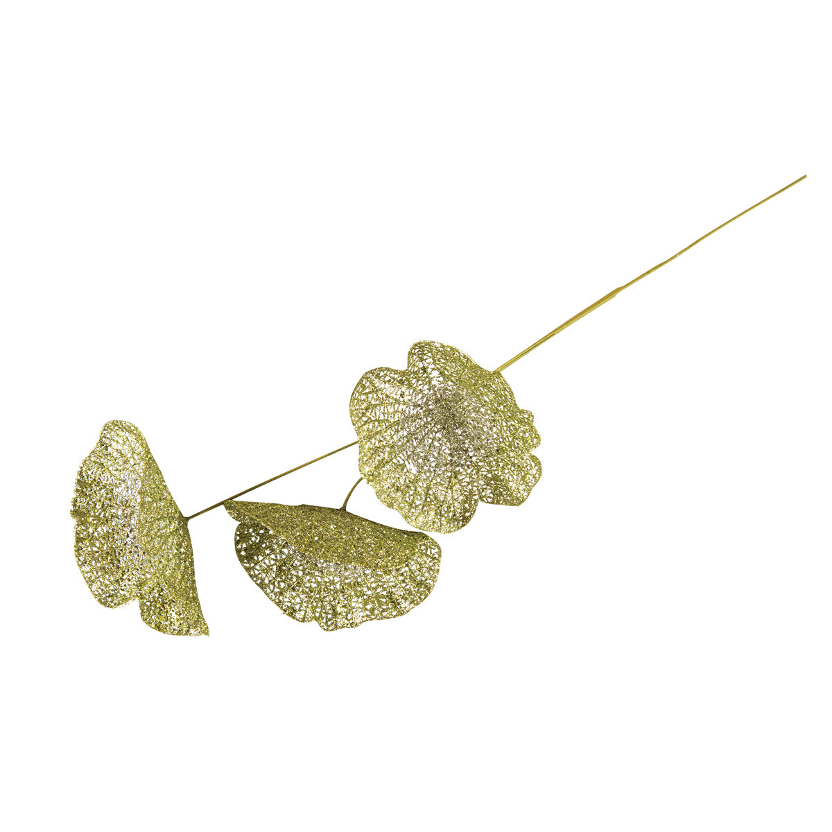 Green Glitter Lily Pad Pick