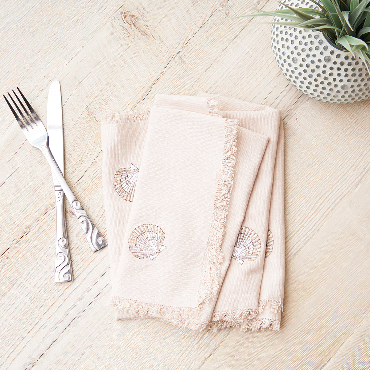 Sand & Shell Table Linens