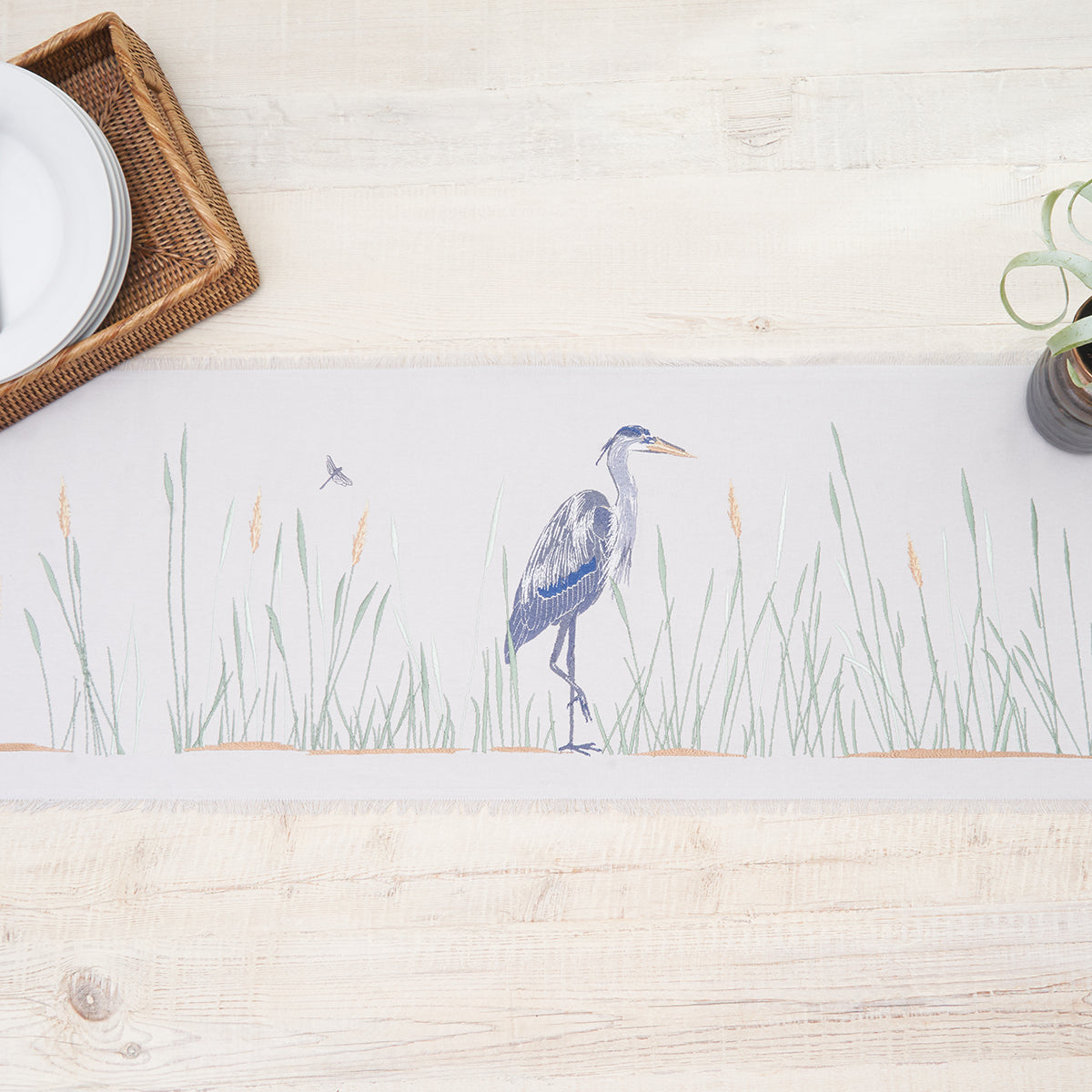 Heron Grey Table Linens