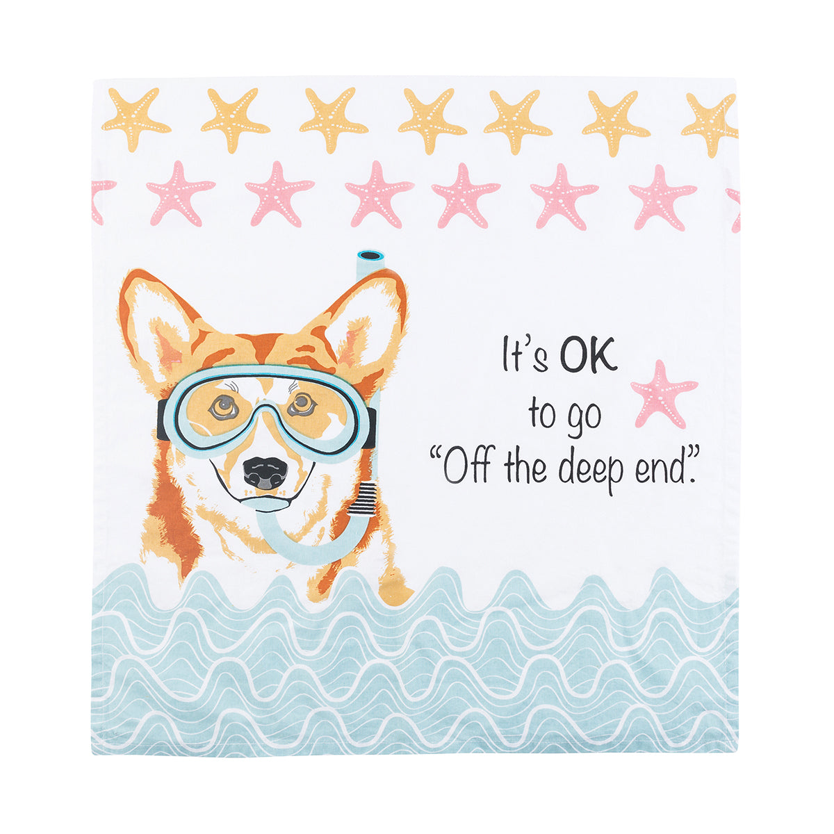 Nauti Dogs Corgi Scuba Towel