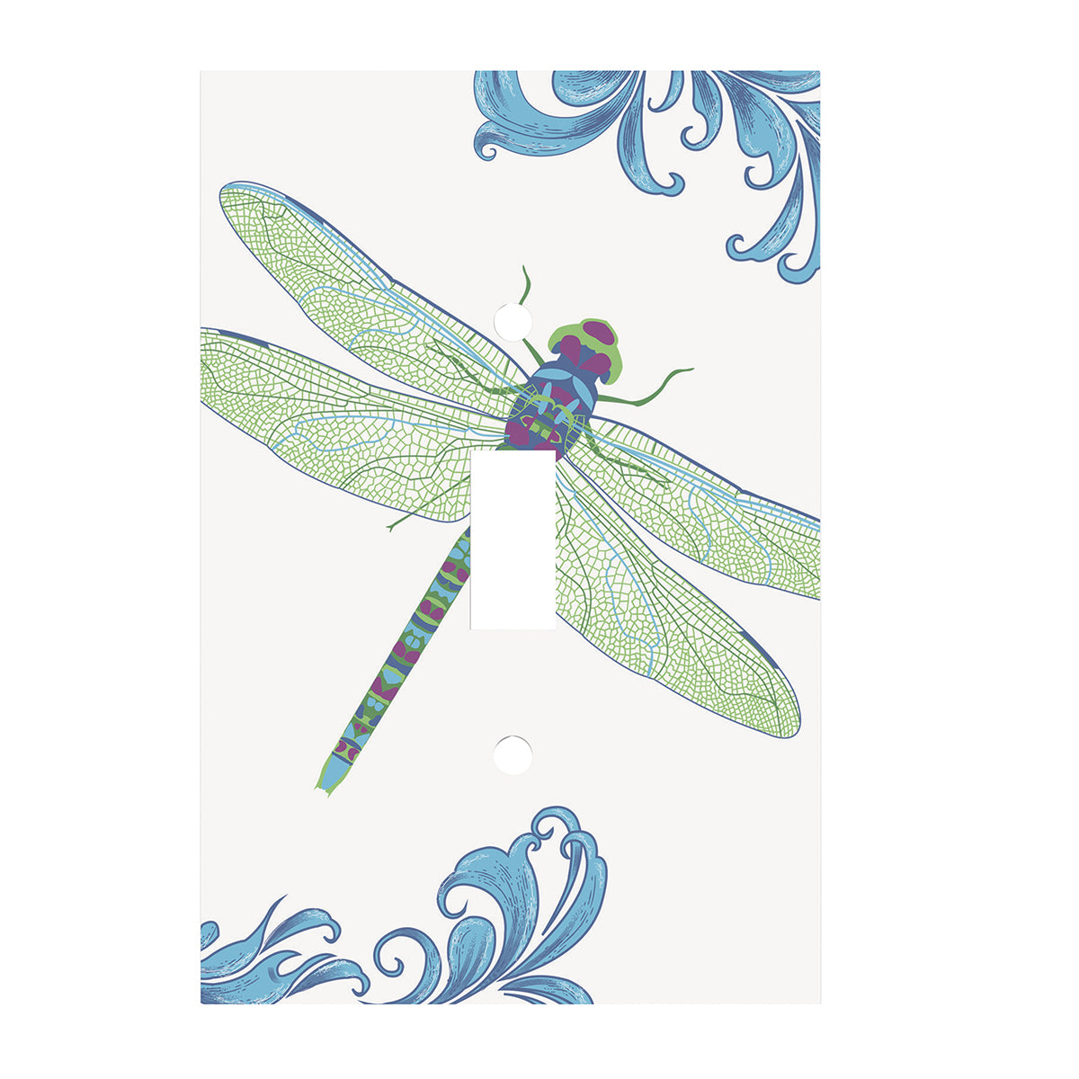 Blue Dragonfly Switchplate