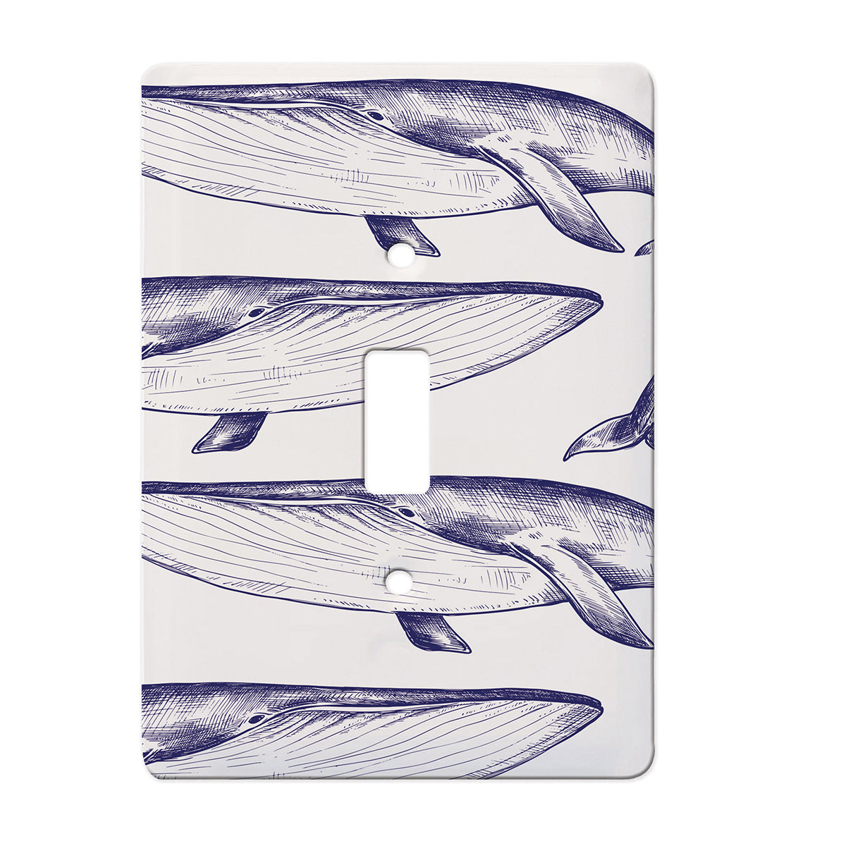 Vintage Whale Switchplate