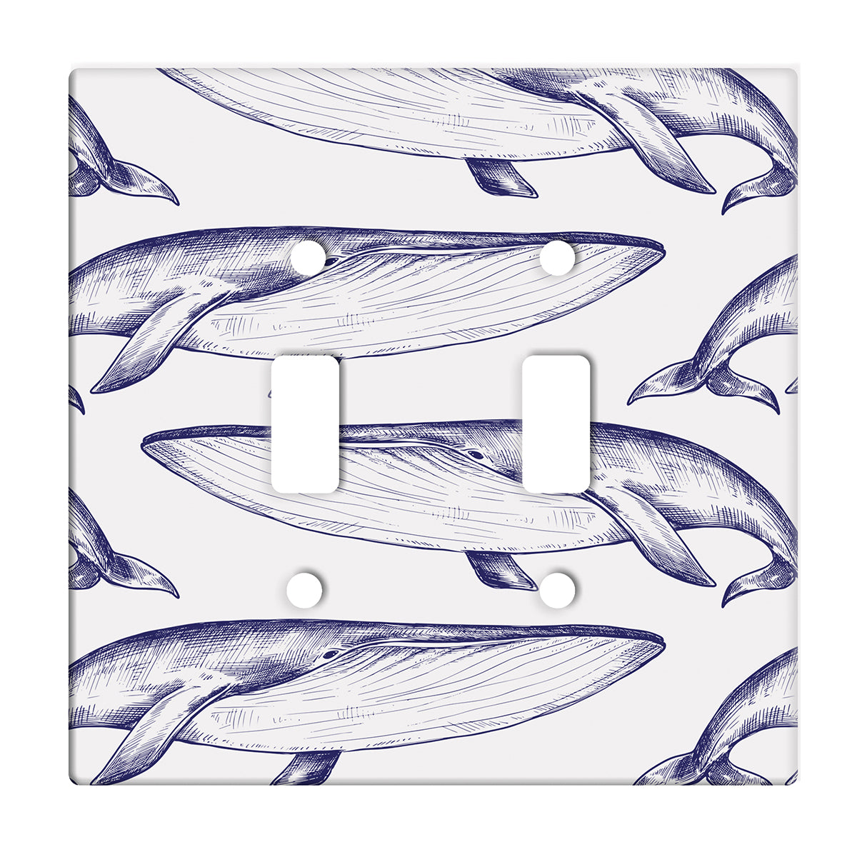 Vintage Whale Switchplate