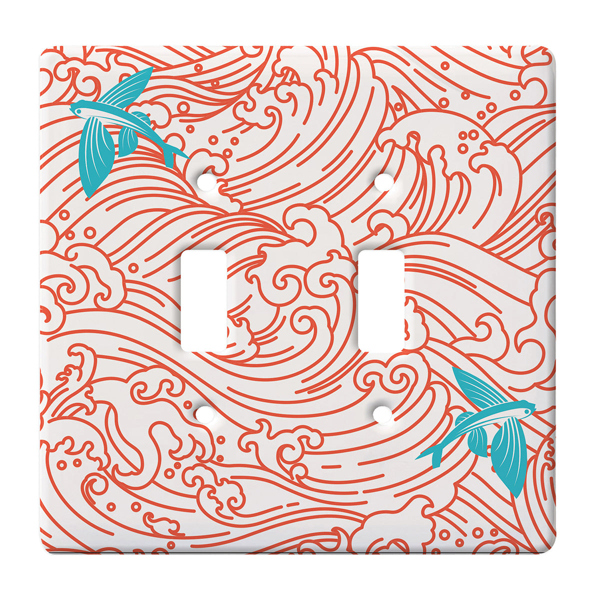 Coral Waves Switchplate