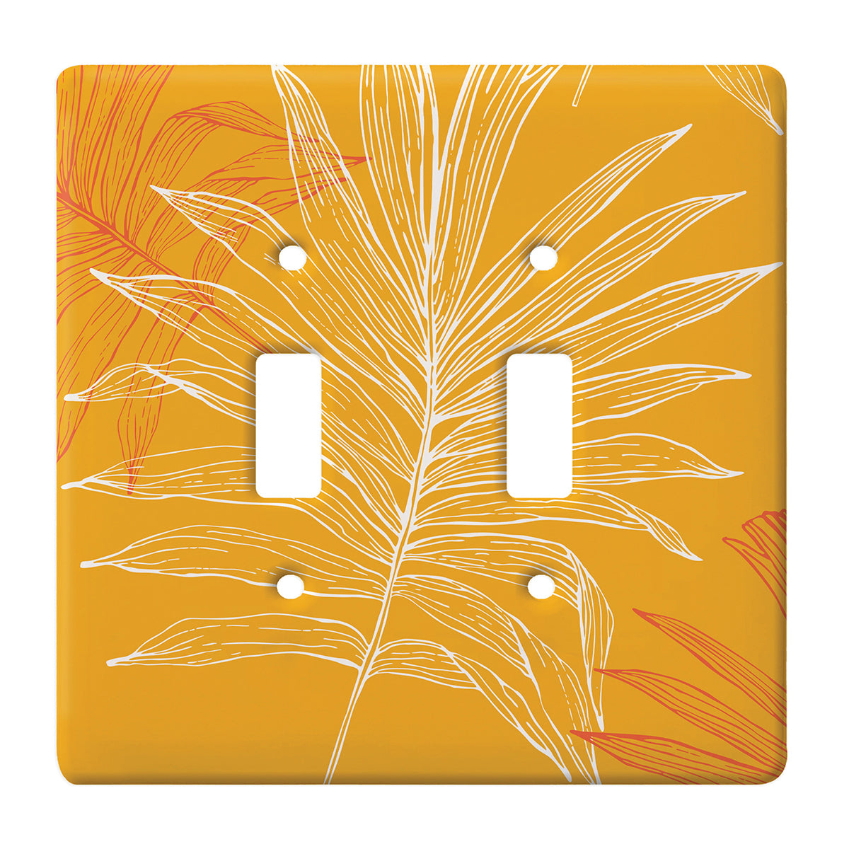 Sunset Palms 2 Toggle Switch Plate