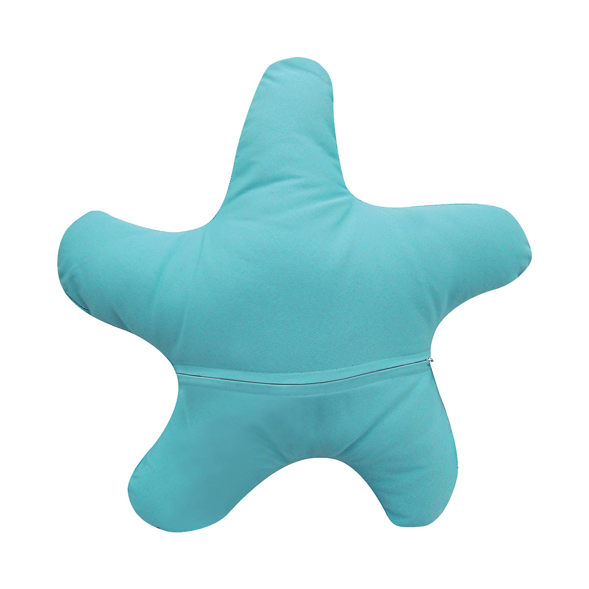Sea Star Turquoise Indoor Outdoor Shaped Pillow
