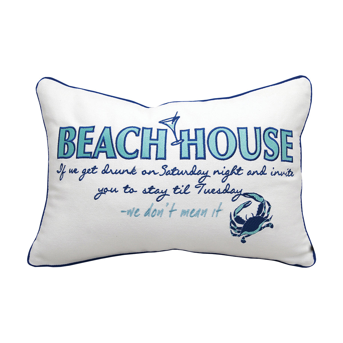 Beach House Inspiration Indoor Lumbar Pillow