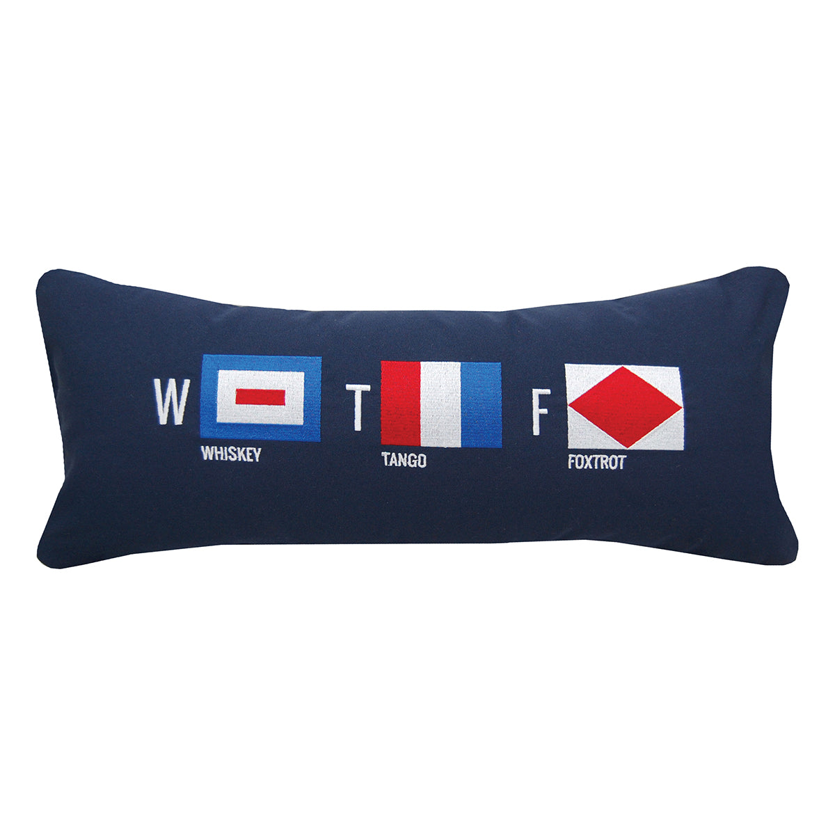 Whiskey Tango Foxtrot Indoor Outdoor Pillow