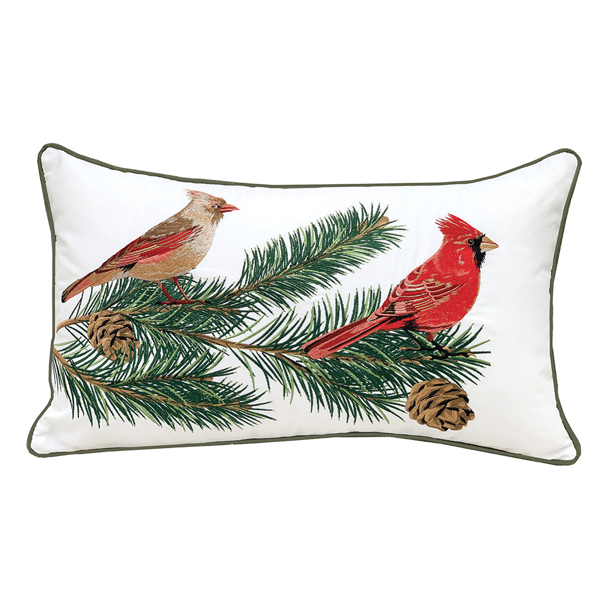 Cardinals & Pines Indoor Outdoor Pillow