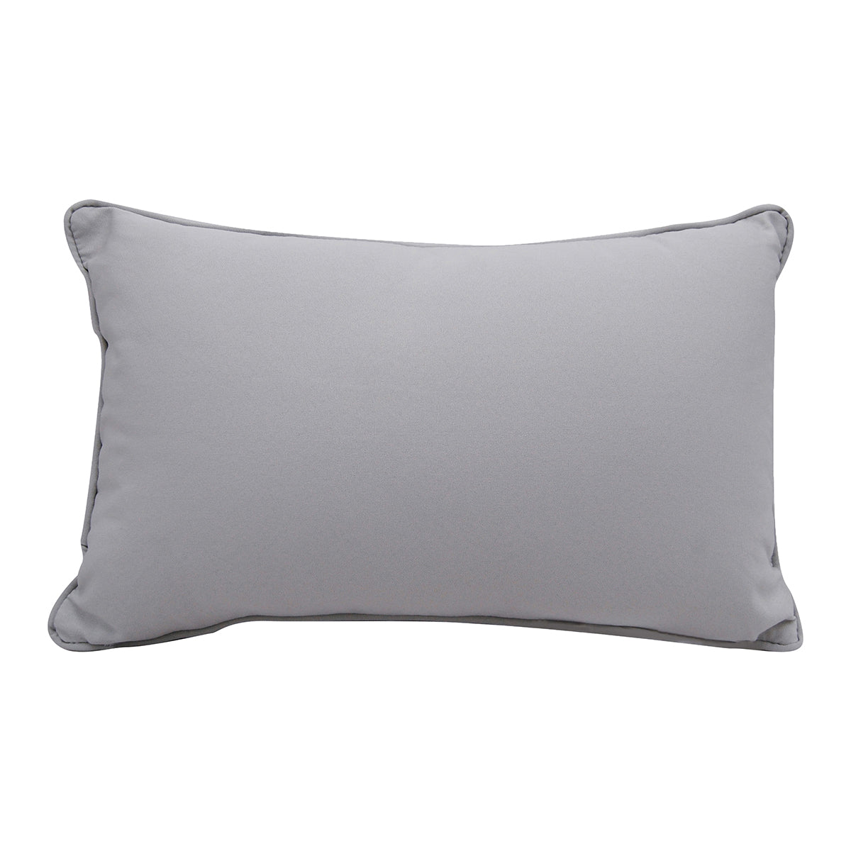 Tropical Blue Monstera Indoor Outdoor Lumbar Pillow