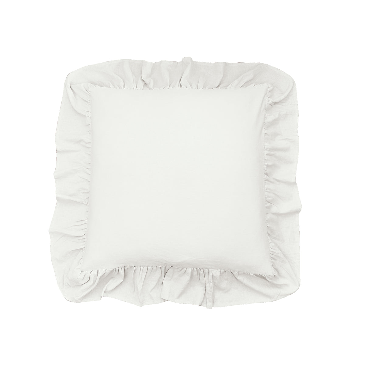 Ruffled Bedspread Euro Sham