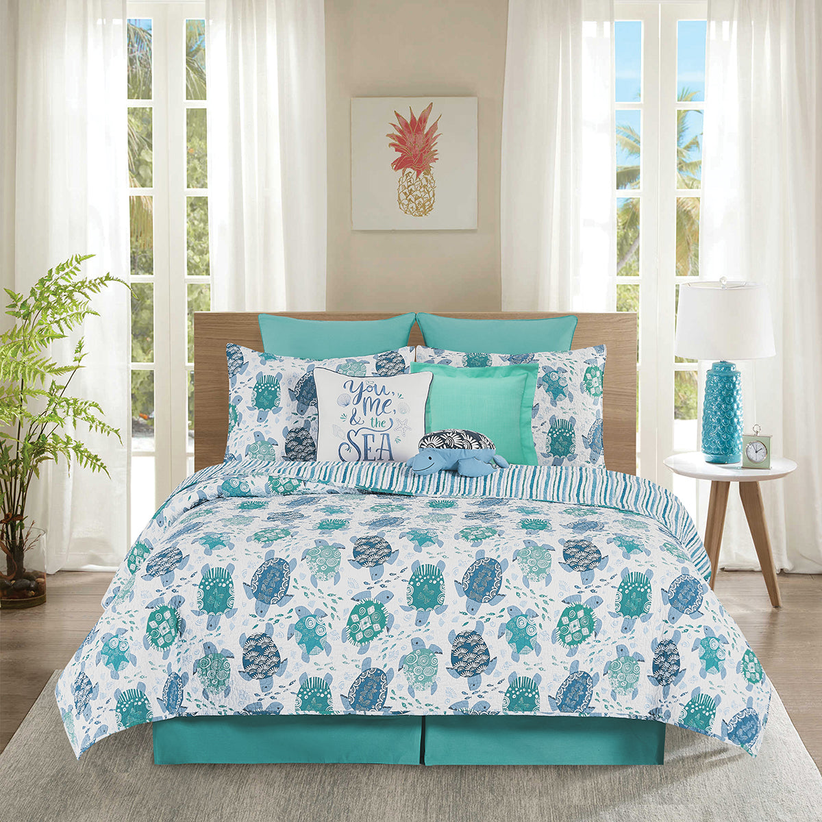 Turtle Bay Quilt Set