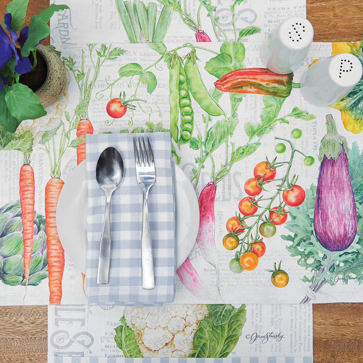 Vegetable Garden Table Linens