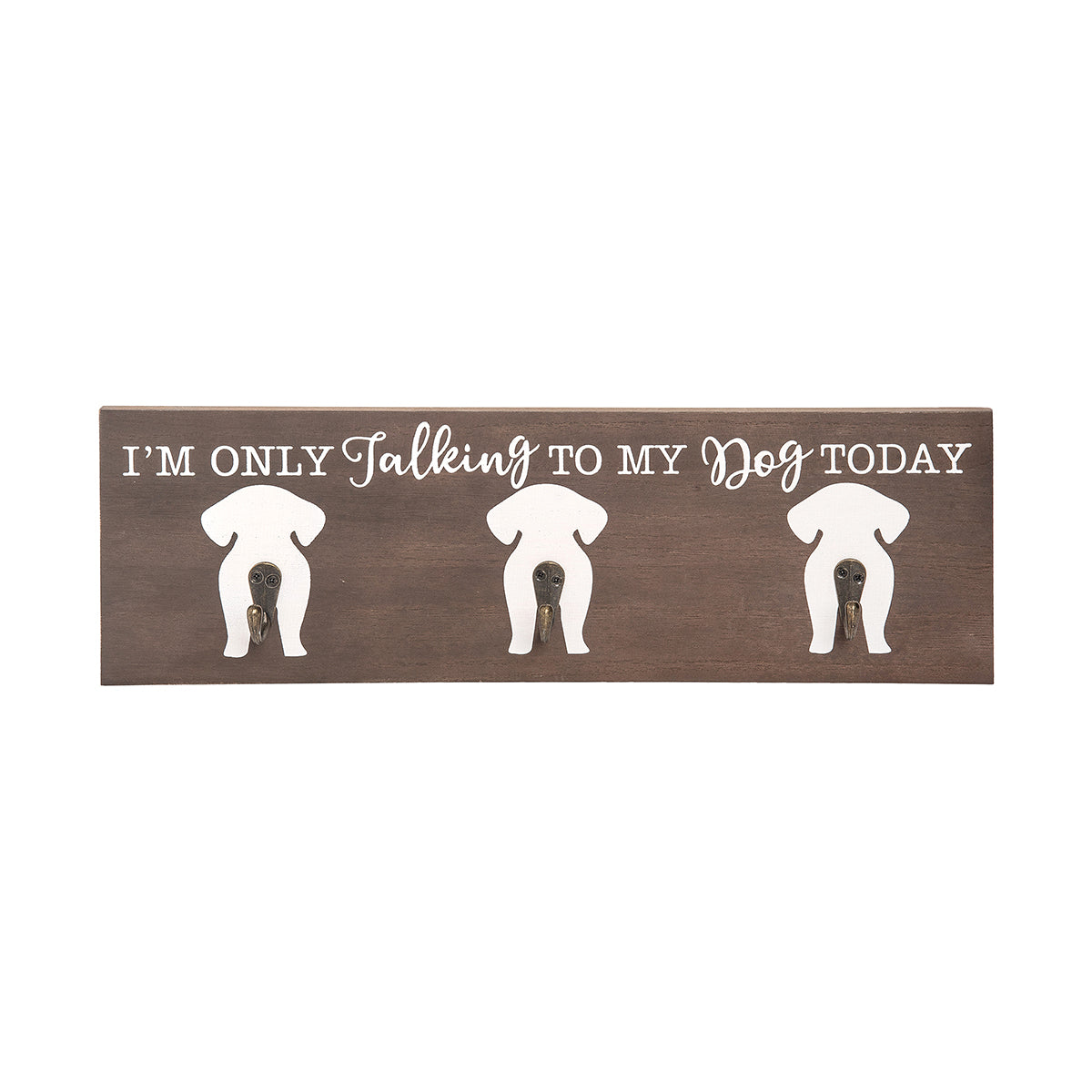 Talking To My Dog Today Wall Hanger