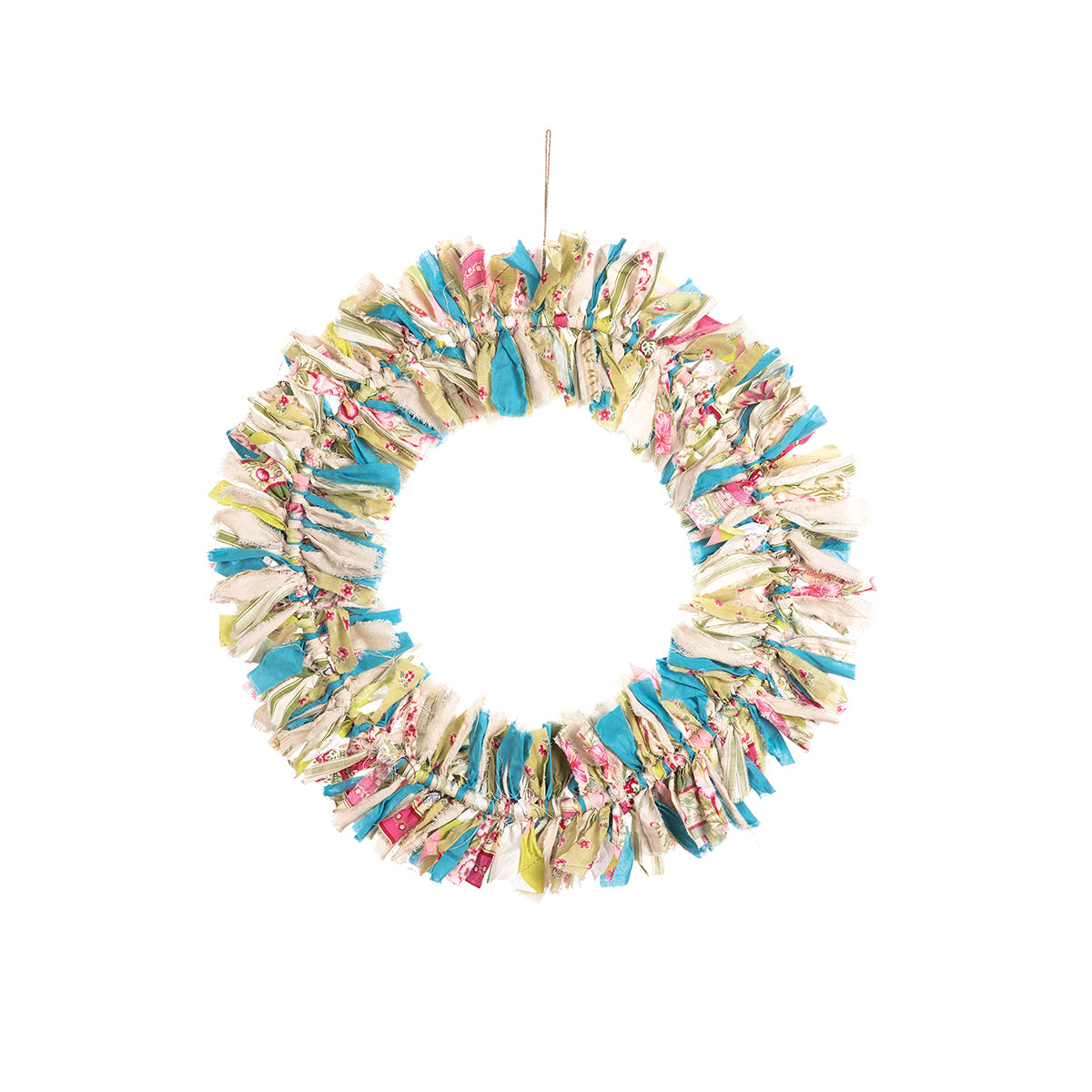 Spring Rag Wreath