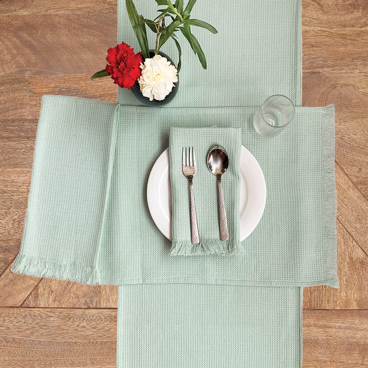 Waffle Weave Table Linens