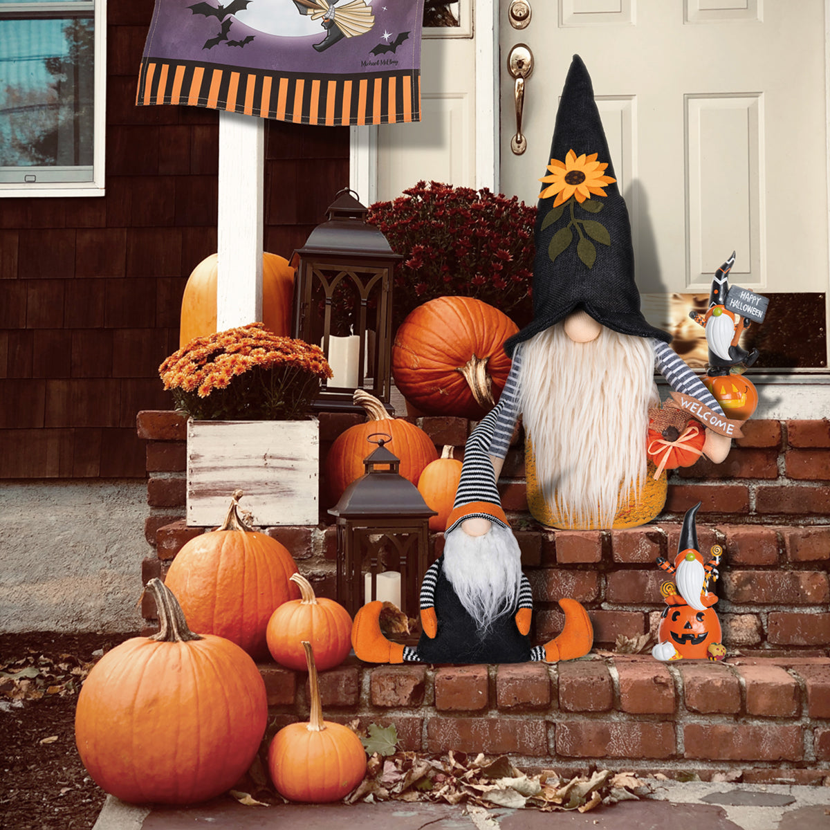 Halloween Gnome Figurine
