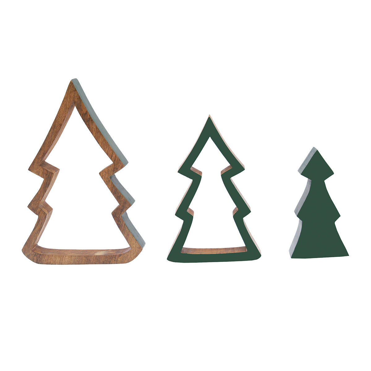 Christmas Tree Figurine Nested Set