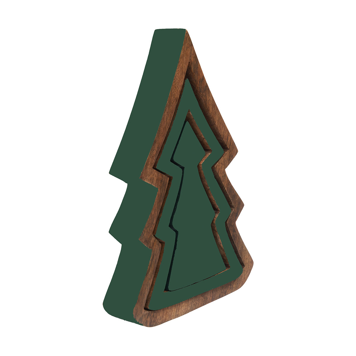 Christmas Tree Figurine Nested Set