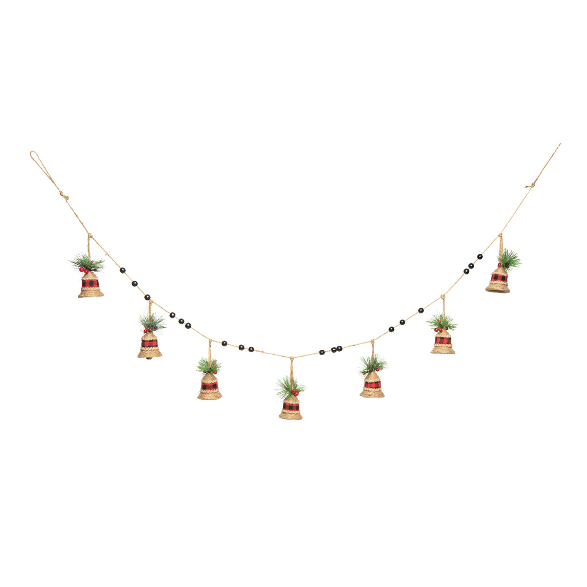 Buffalo Plaid Bell Garland