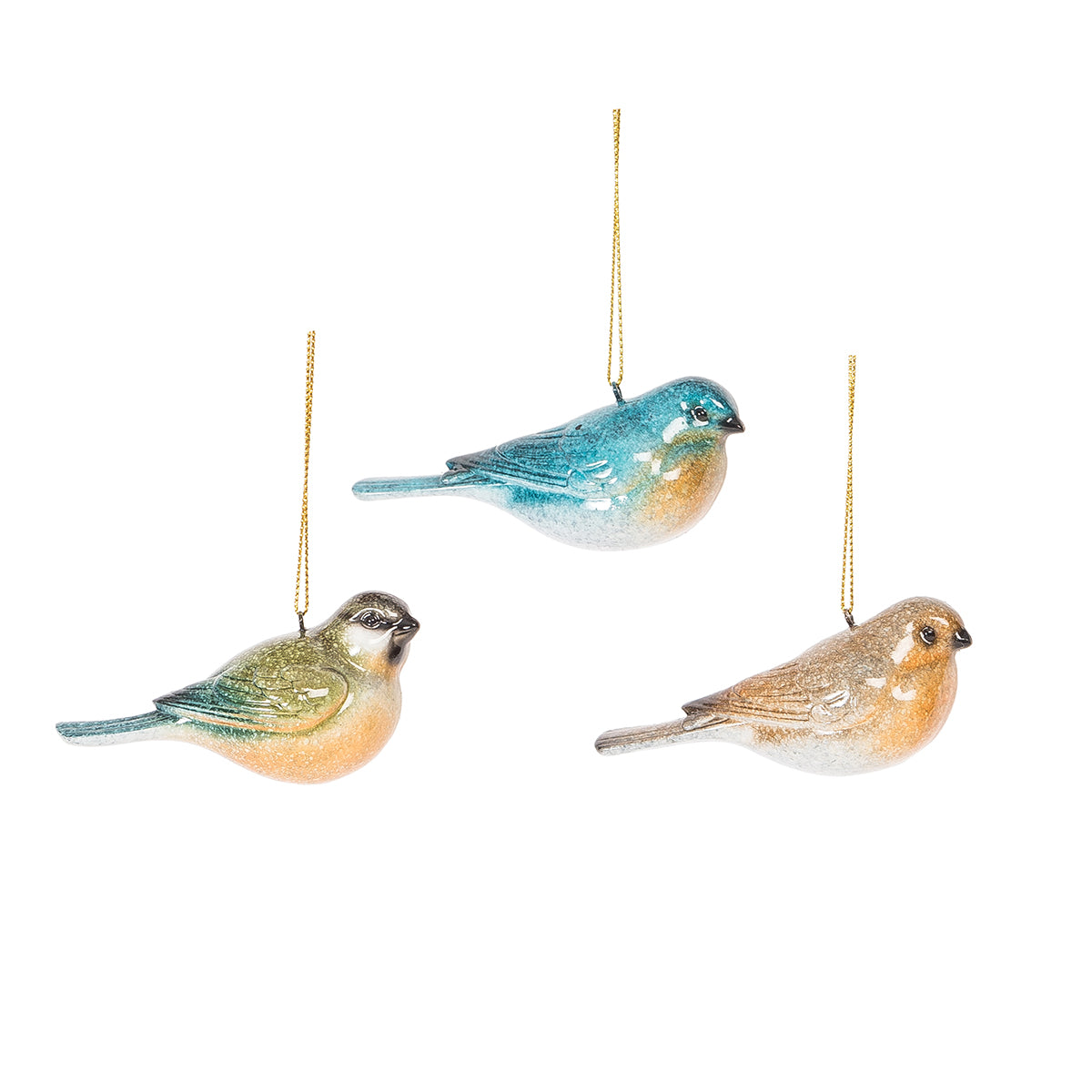 Songbird Ornaments, Asst.