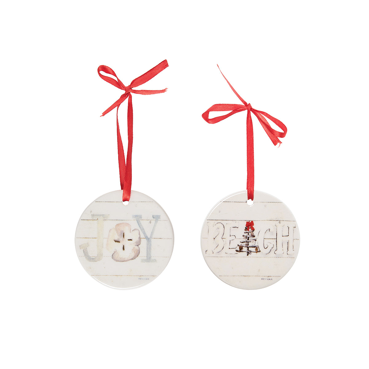 Beach Joy Ornaments, Asst. of 2