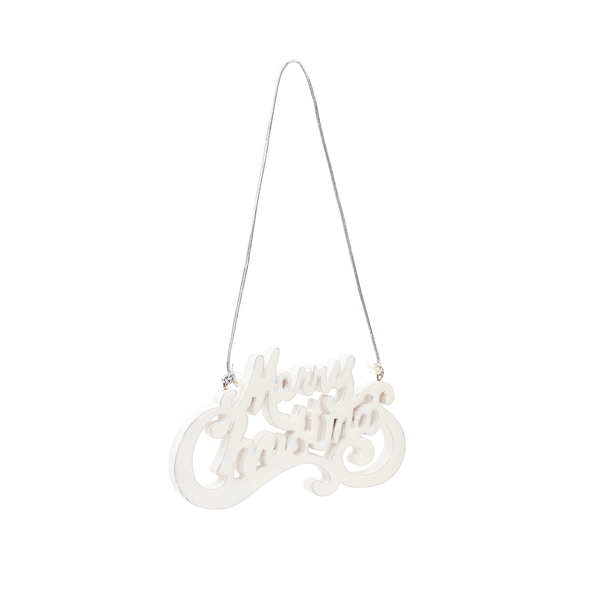 Enamel Merry Christmas Ornaments, Asst. of 2