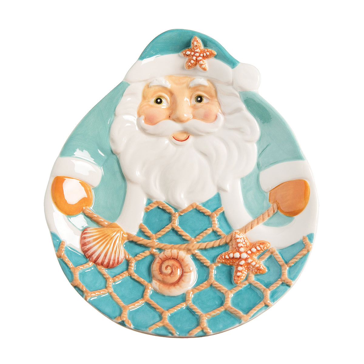 Santa Dimensional Plate Small