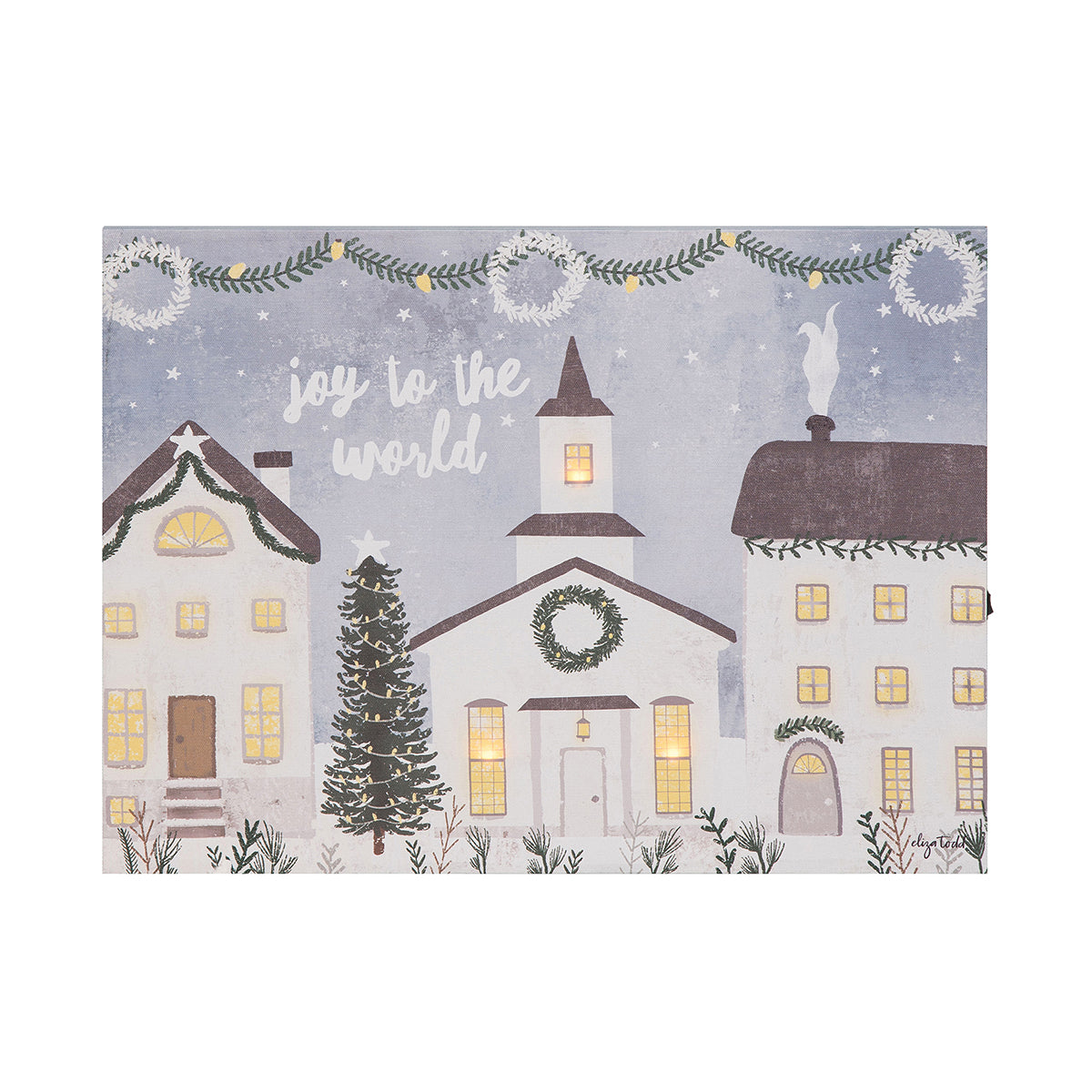 Joy To The World LED Wall Art