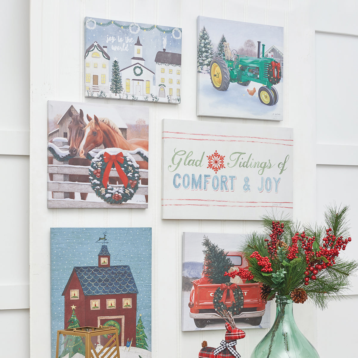 Joy To The World LED Wall Art
